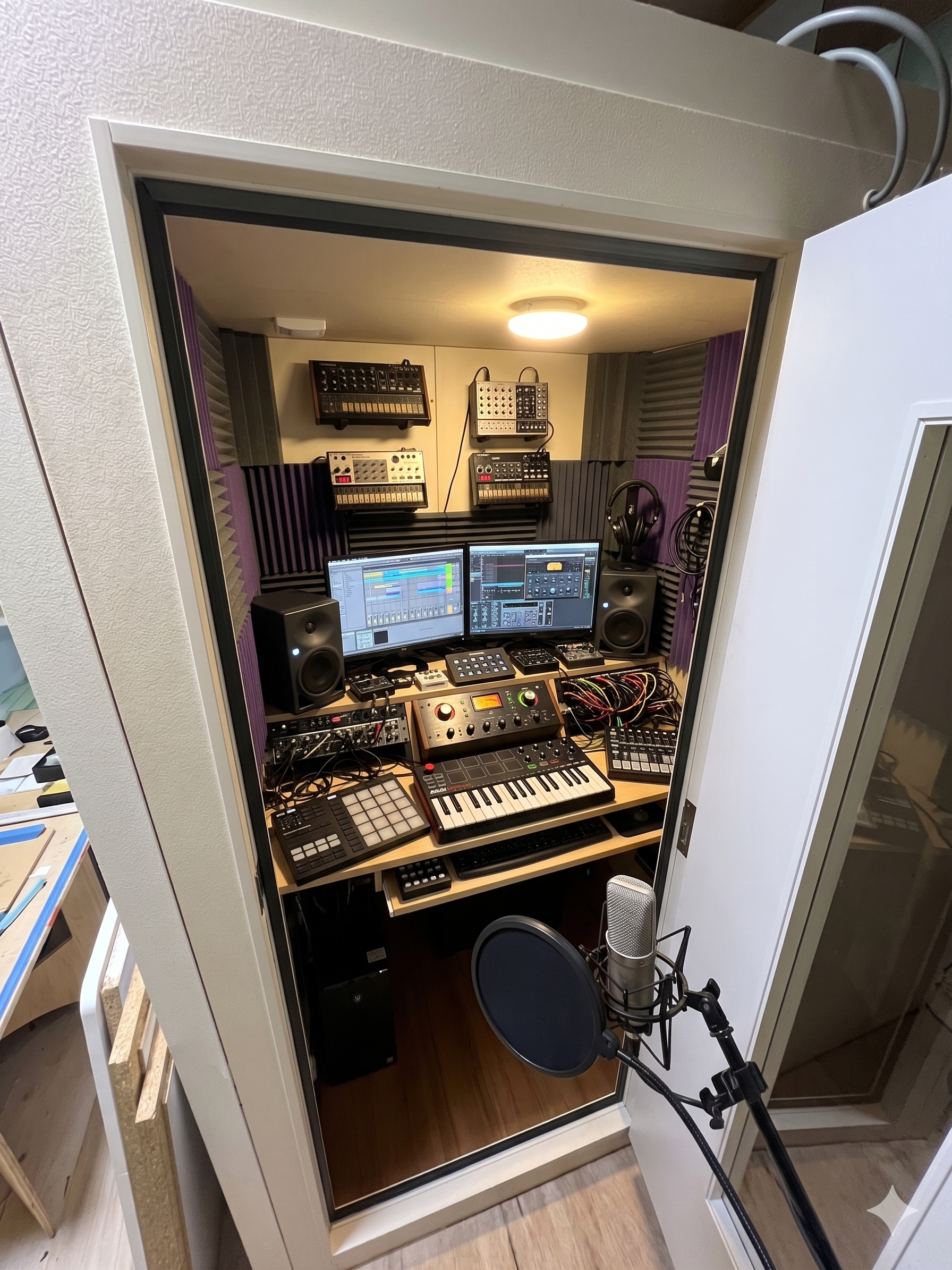 ピアノレッスン教室向け防音室の設置例